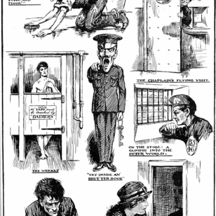 LSF Conscientious Objector in Prison by G.P. Micklewright